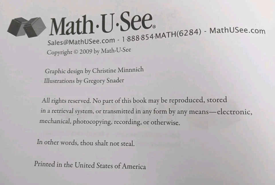 Gamma Single And Multiple Digit Multiplication Instruction Manual Only - Image 3 of 4