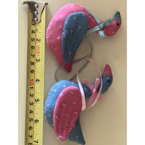 vinage country manor ornaments 2 fabric ducks - Picture 2 of 5