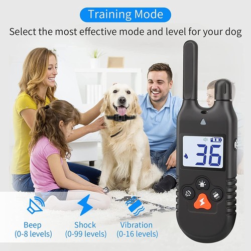 1000M Elektroschock Pet Dog Training E-Halsband Anti-Bark Obedience Stromschlag - Bild 12 von 20