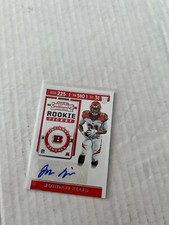 Jordan Ellis 2019 Contenders Rookie Auto Card #292