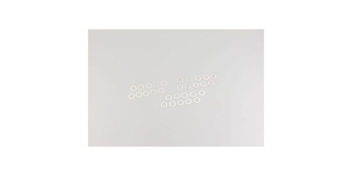 KYOSHO CLUTCH SHIMS 5 X 7MM 0.1, 0.2, 0.3, 10 X EACH 96643