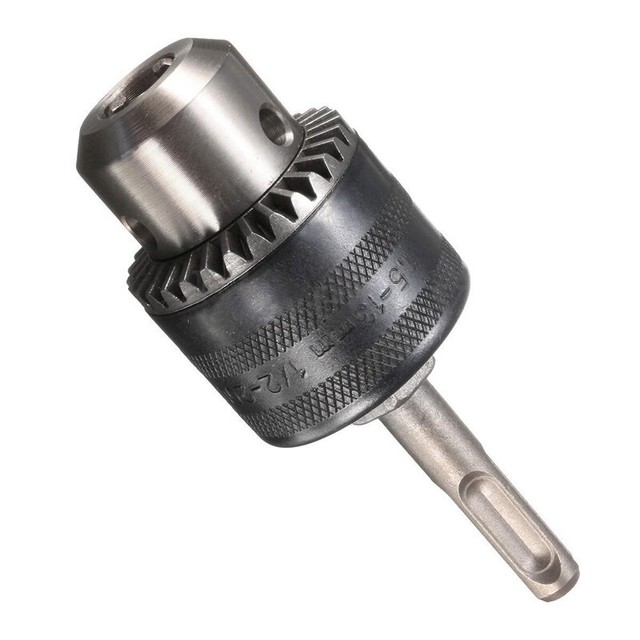 1.513mm Thread 1/2 20UNF Rotary Hammer Drill Chuck Tool& Key& SDS Plus