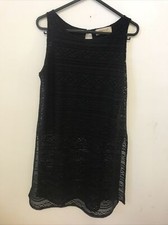 In Style Instyle Black Dress With Lace Size Small/ Medium VGC CB06