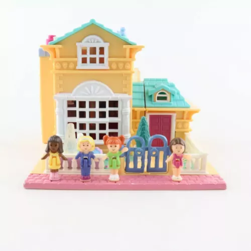 POLLY POCKET 1994 LIGHT UP Hotel COMPLETE *