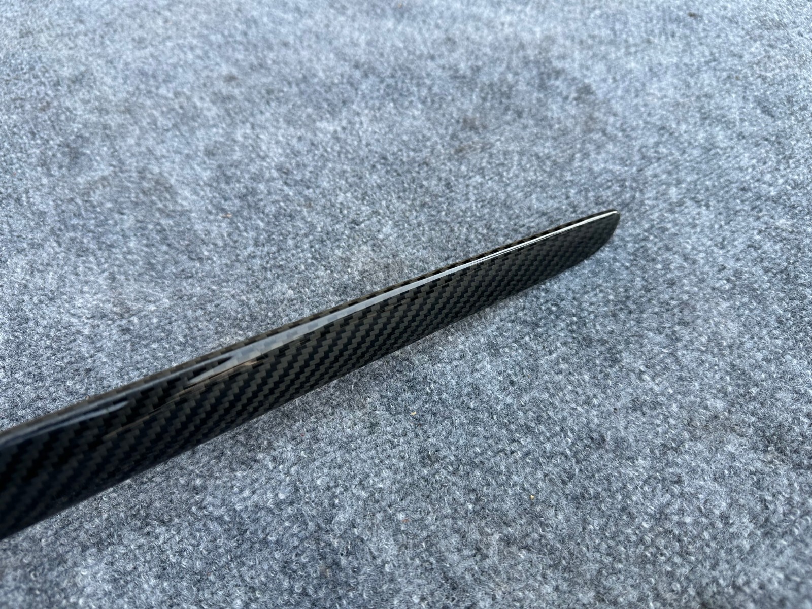 REAR RIGHT DOOR PANEL CARBON FIBER TRIM OEM 08-19 MASERATI GRANTURISMO M145