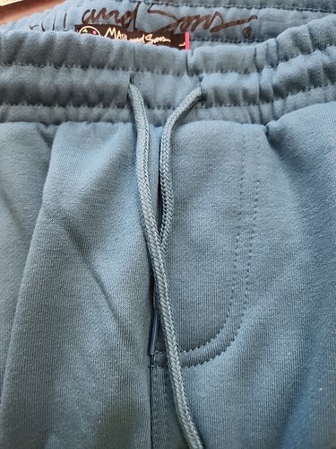 Maui and Sons Invasion Jogger Sweatpants Mens L Blue Fleece Drawstring NEW - Picture 5 of 7