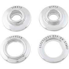 Reproduction 4-Piece Dash Bezel Set, 1966-67 Nova