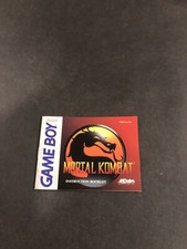 Mortal Kombat Gameboy Manual