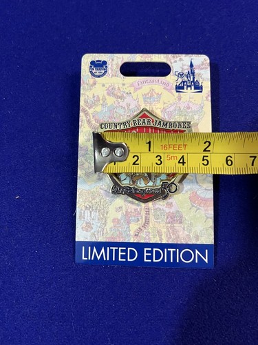 Walt Disney World 50th Anniversary Attraction Crest Pin - Country Bear Jamboree - Picture 3 of 5