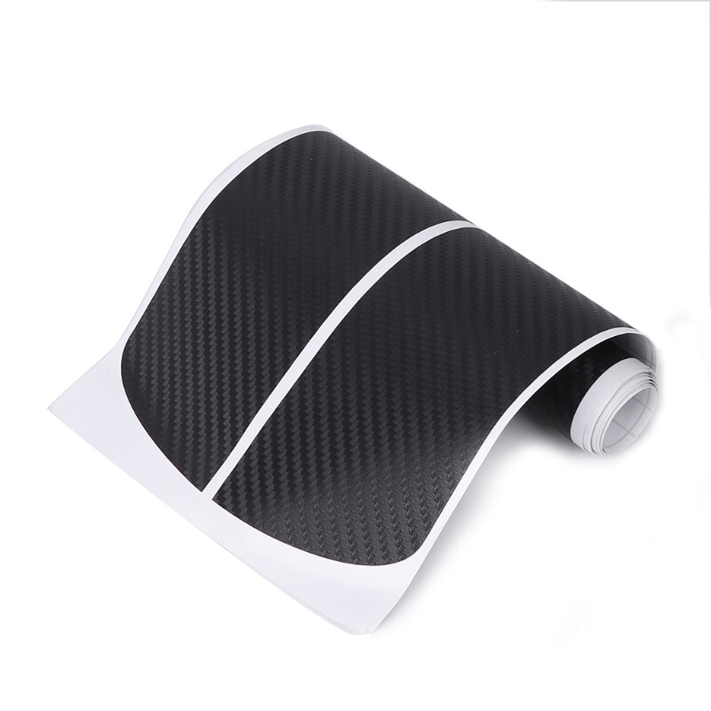 4pcs Car Door Sill Sticker 5D Carbon Fiber SelfAdhesive Protection