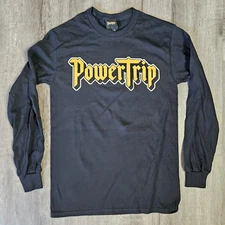 Power Trip Festival Long Sleeve T-Shirt Black Size Small Guns N Roses ACDC