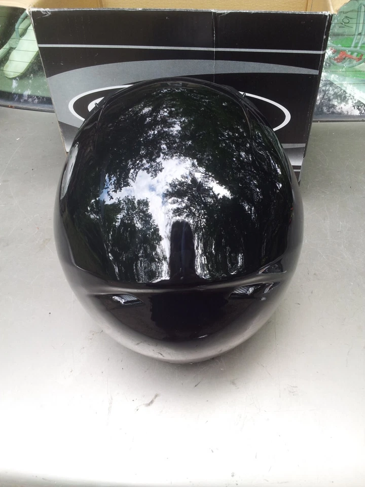 Casco de motocicleta Cyber Clear Full Face negro modelo 39 - talla pequeña - ¡muy bonito! Foto 4 de 4