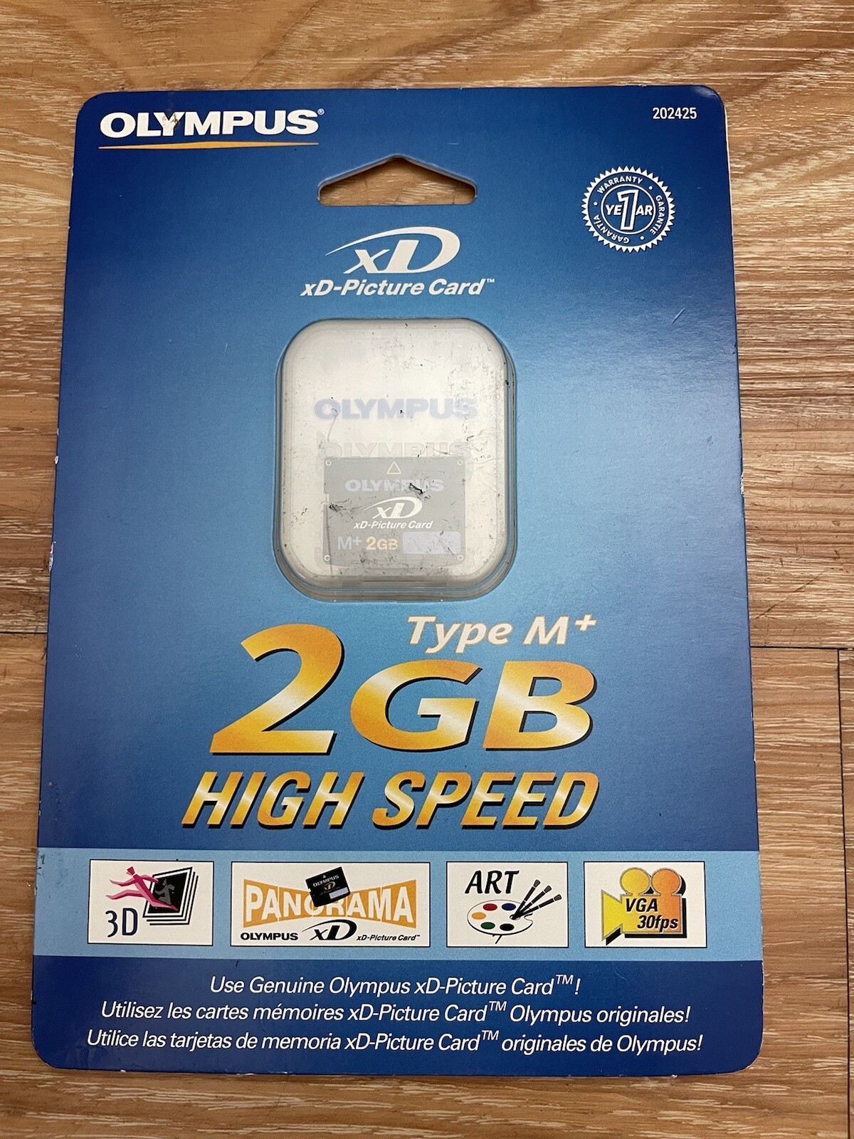 NEW Sealed Olympus XD Picture Card M+ 2GB Camera Memory Card Free Ship