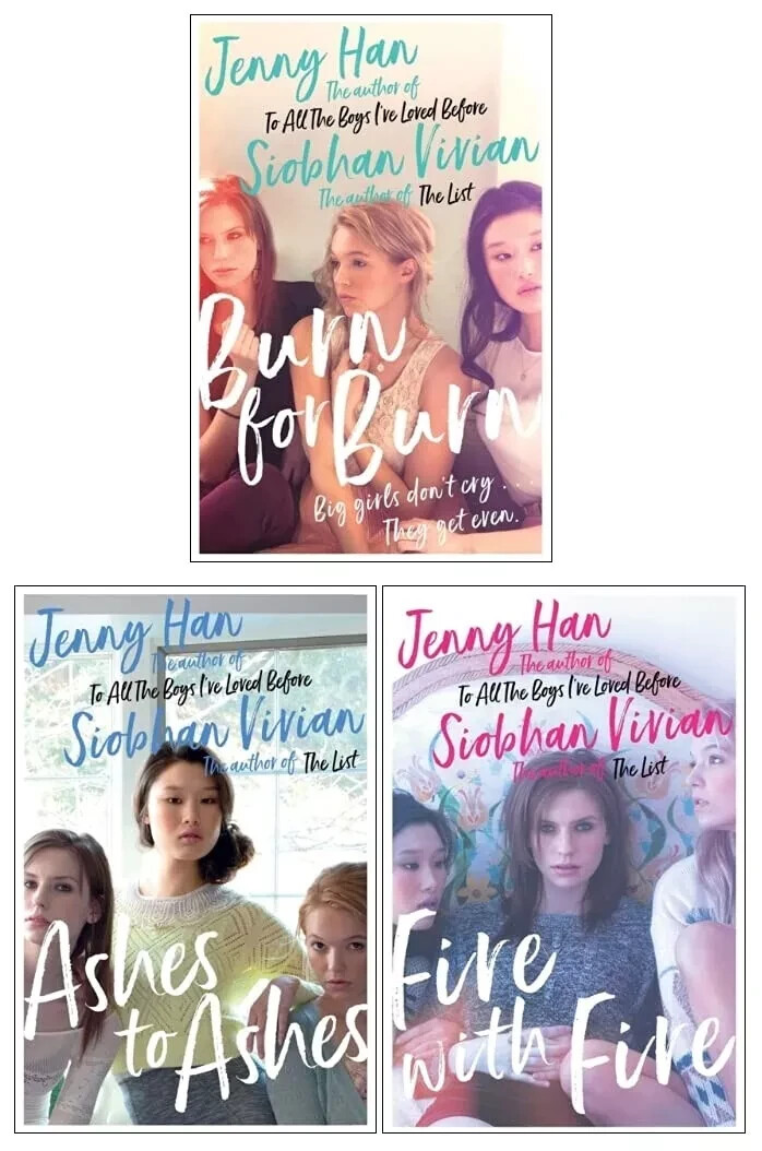 Burn for Burn Trilogy 3 Books Set by Jenny Han Ashes to Ashes, Fire with Fire