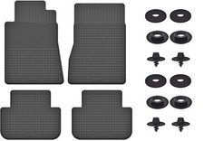 Universal Gummifußmatten + Stopper: Mercedes SD W126 Limousine 1979-1991