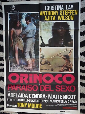ORIGINAL Ajita Wilson Orinoco Sex Paradise 1 SHEET MOVIE  