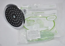 Niagara N2517 Sava Spa 1.75 GPM 4.4" Single Function Shower Head Chrome Finish
