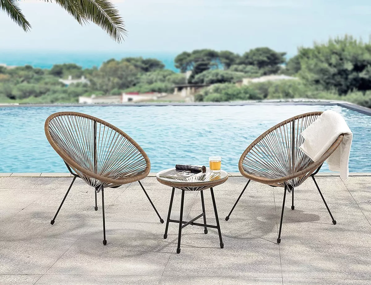 Evre rattan clearance garden furniture set
