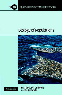 Ecology of Populations Ranta Lundberg Kaitala Hardback 9780521854351