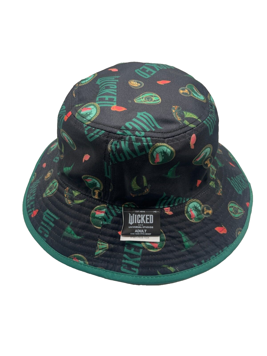 Universal Studios Wicked Minalima Reversible Bucket Hat Cap Universal Studios Wicked Minalima Reversible Bucket Hat Cap
