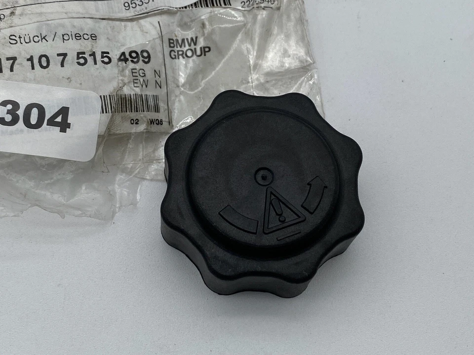 Tapa del tanque de depósito de refrigerante del motor Mini Cooper 2002-2008 genuina 17 10 7 515 499 Foto 2 de 4