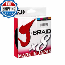 Daiwa J-Braidx8 500Yd Filler Spool Multi-Color Mono Dia. 50Lb.