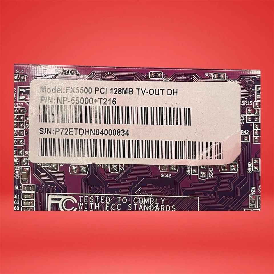 PNY NVIDIA GeForce FX 5500 (VCGFX55PPB) 128MB DDR SDRAM GPU - Image 3 of 4