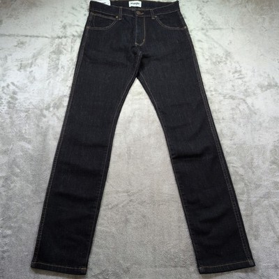 Wrangler Herren LARSTON 812 Slim Tapered Jeans W28 L32. Nagelneu Dunkelblau