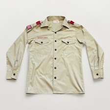 Boy Scouts of America BSA Men s Small Traditional Long-Sleeved Shirt Reinforced