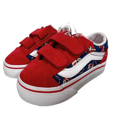 VANS Toddler Old Skool V Santa Shreds Toddler Unisex Skate Shoes