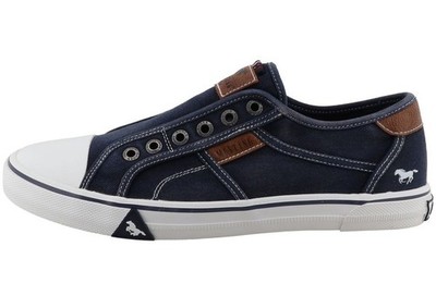 Mustang Herren Slipper Blau/Jeans 26M0211005 jeans Schuhe