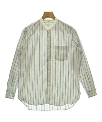 UNIFY Casual Shirts GrayxBluexWhite(Stripe Pattern) (Approx. M) 2200682266017