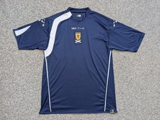 Vintage Scotland Shirt Mens Medium Blue 2005/06 Home Diadora Football Soccer