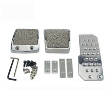 Car Foot Rest Fuel Brake Mt Pedals For Honda Accord Civic Del Sol Fit Rsx Mugen