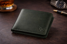 Herren Geldbörse Echtleder RFID Schutz Portemonnaie Wallet Trifold mit Münzfach