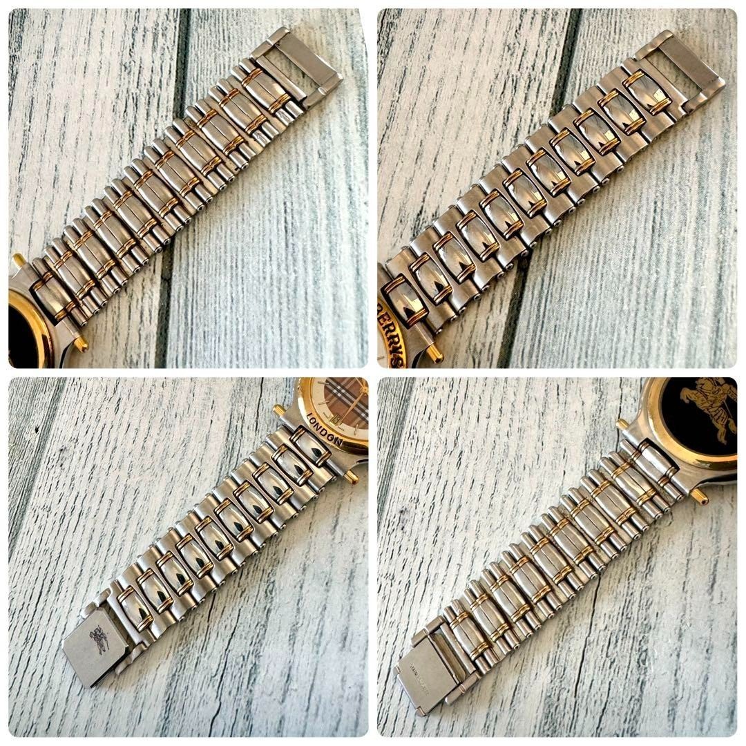 Burberry Watch Check Pattern Combination Battery … - image 3