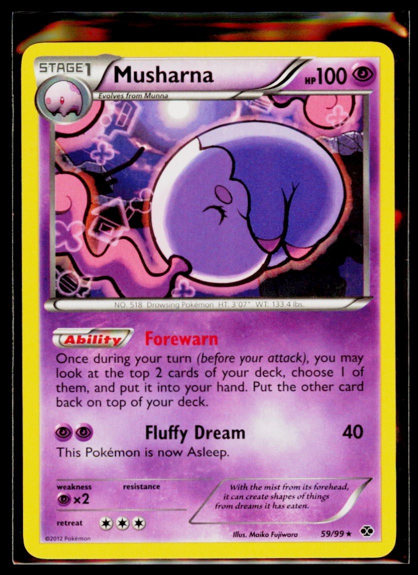 Pokémon TCG - Next Destinies - Musharna 59/99 NM
