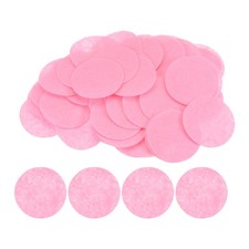 100pcs Round Felt Circles, 50mm 2" Craft Felt Pads Non-Woven Fabric Pad Pink