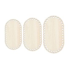 Wooden Basket Bottom for Crocheting Crochet Basket Base