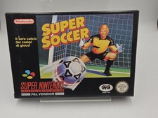 Thumbnail of ebay&reg; auction 398388369630 | SNES Super Nintendo Super Soccer New Old Stock Neu unbenutzt ITA
