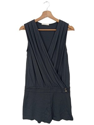 VICOLO Kurzer Jumpsuit Damen Hose Gr. DE 38 schwarz Casual-Look