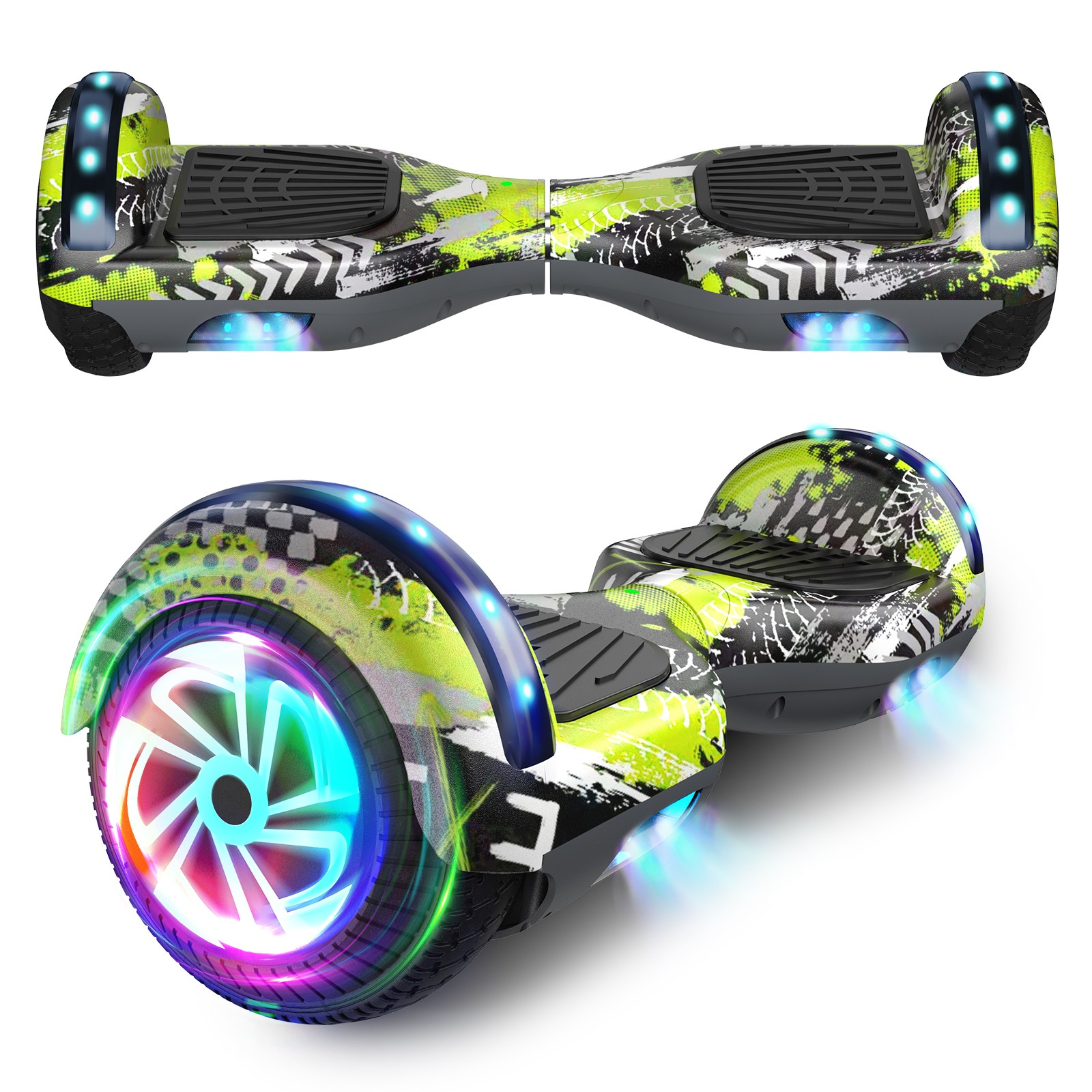 Led Electric Self-balancing 360&deg; Bluetooth E-scooter For Kids Adults