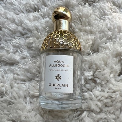 Empty Guerlain Perfume Bottle Paris Aqua Allegoria Granada Salvia