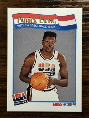 1991-92 NBA Hoops Basketball Patrick Ewing New York Knicks Team USA #577