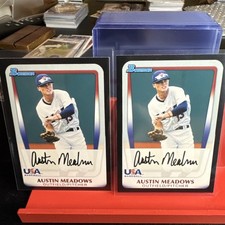 Austin Meadows 2011 Bowman Draft Paper  #BDPP100 SP Team USA RC Rookie