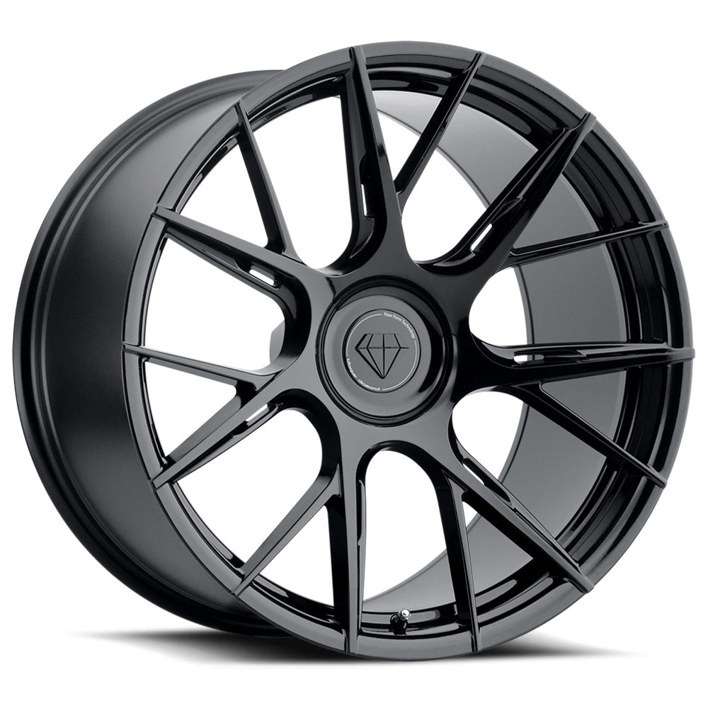 22" Blaque Diamond BD-F18 Black Forged Wheels Rims Fits Maserati Quattroporte