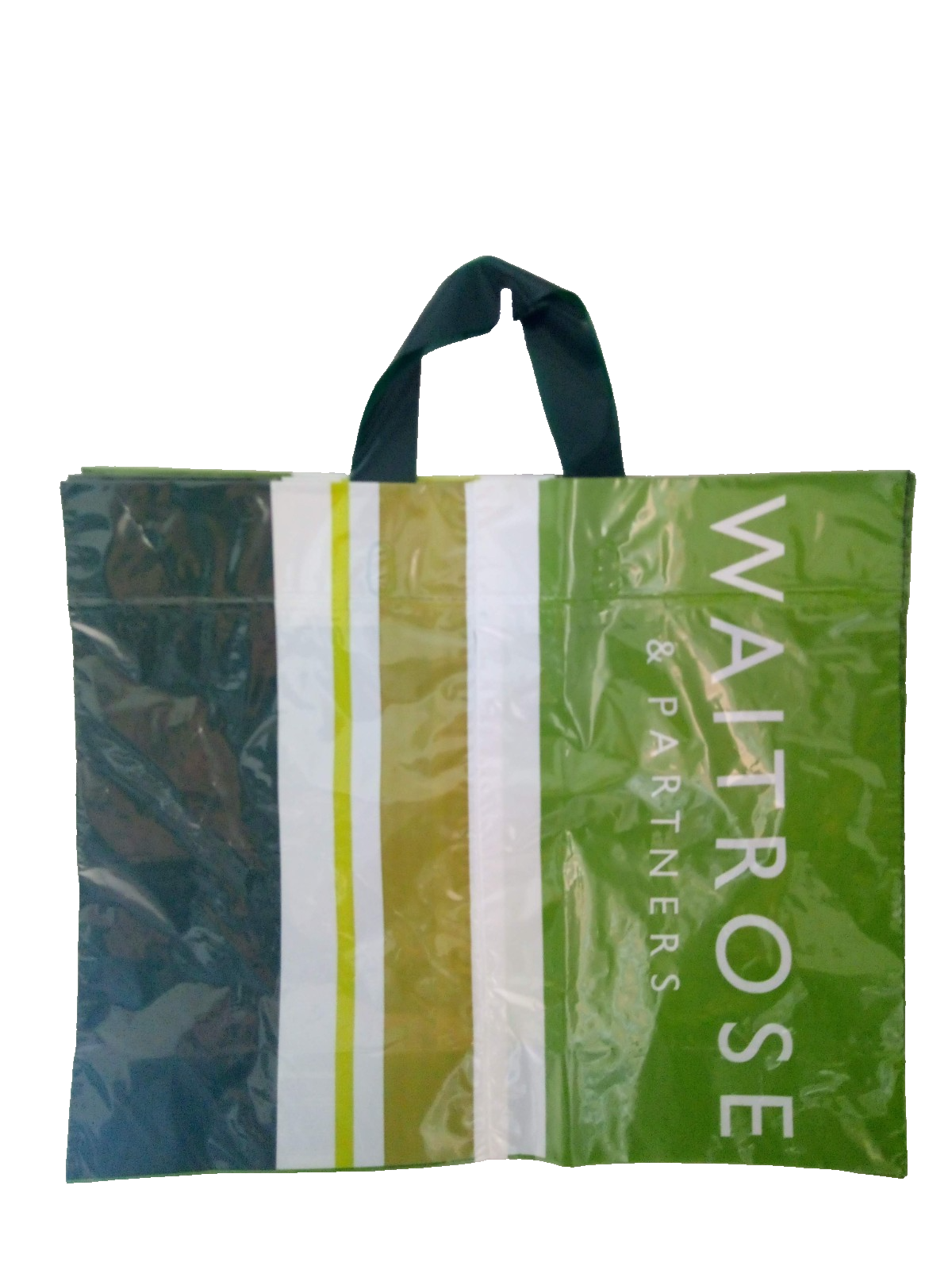 WAITROSE 6 bottles wine spirit carrier bag NWT - Plastic Green