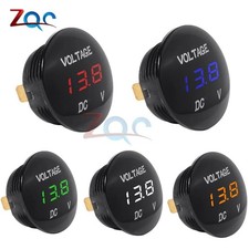 Car Motorcycle Camper Voltmeter DC 12V-24V LED Panel Digital Voltage Volt Meter