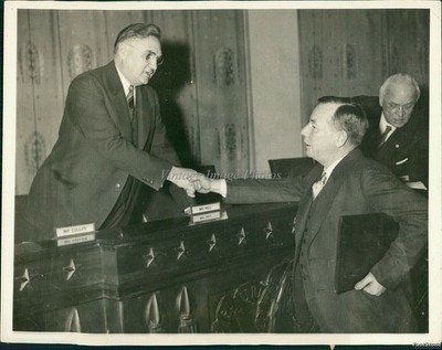 1935 Statistician Glen J Hudson Rep S B Hill House Committee Politics Photo 8x10