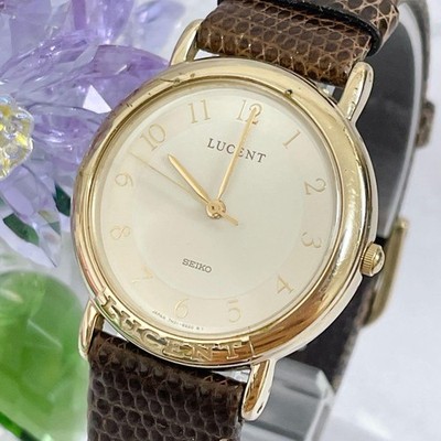 【SEIKO】Seiko LUCENT Quartz Watch, Gold
